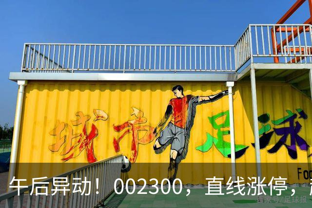 午后异动！002300，直线涨停，超70万手封单