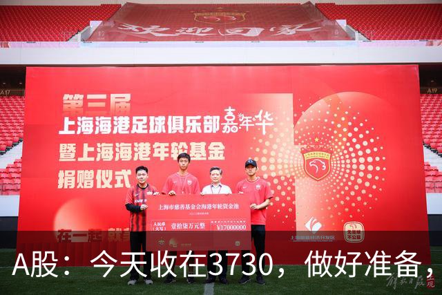 A股：今天收在3730，做好准备，明天周二走势分析